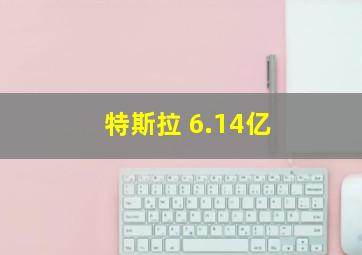 特斯拉 6.14亿